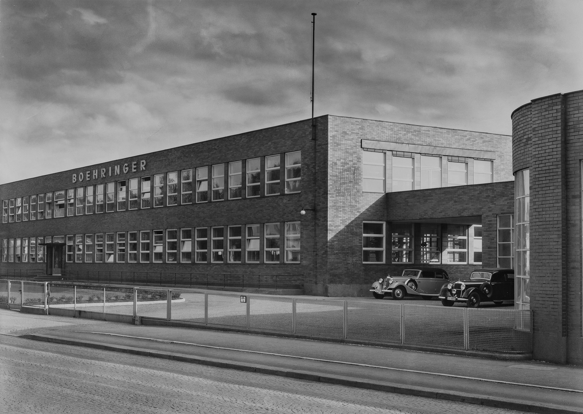 Historisches Bild des Boehringer Areals
